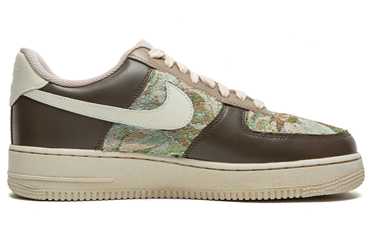 Order 【訂製球鞋】Nike Air Force 1 空軍一號 野鶴製造 油畫風主題 特殊禮盒版 咖啡染 休閒 低幫 板鞋 男款 摩卡