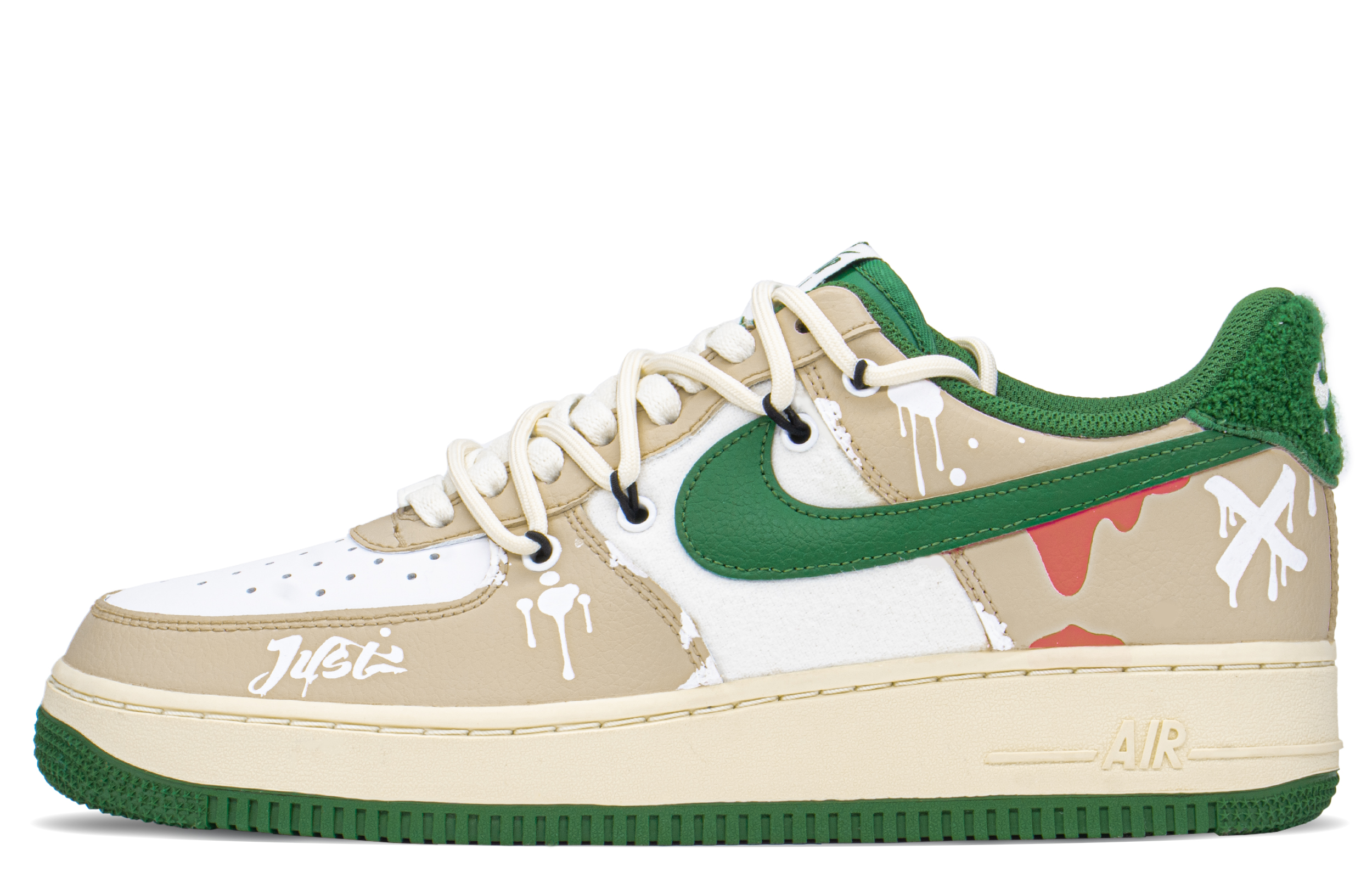 Buy カスタム Nike Air Force 1 Low "モカグラフィティ" DO5220-131(TeamA-AF高街涂鸦)