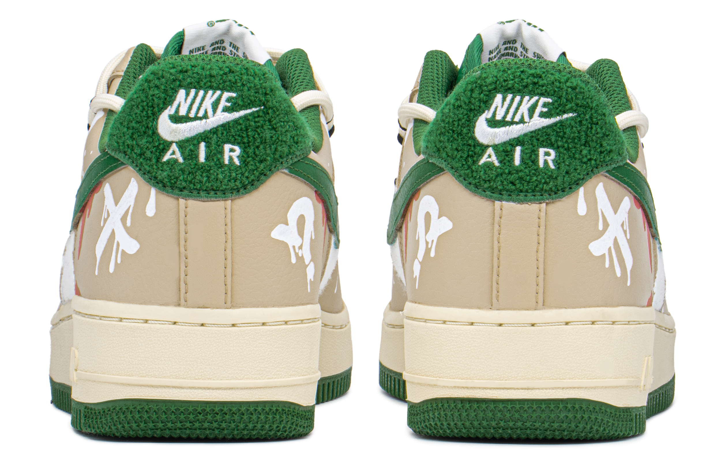 Shop カスタム Nike Air Force 1 Low "モカグラフィティ" DO5220-131(TeamA-AF高街涂鸦)