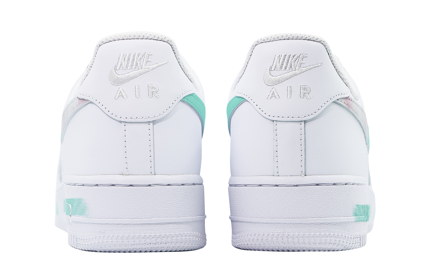 Shop 나이키 에어포스 1 '모네 밀밭' (커스텀) CW2288-111(Team48-绿色麦田)