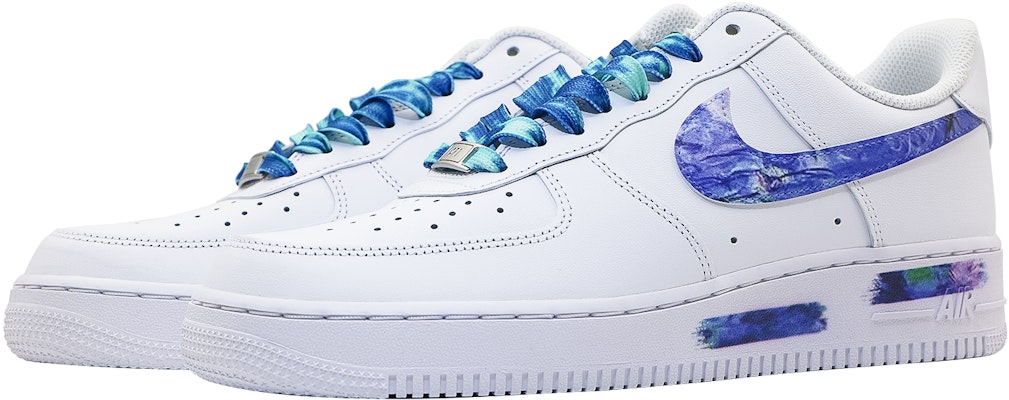 나이키 커스텀 에어포스1 '모네 수련' (흰/파/보) CW2288-111(Team48-莫奈睡莲) Lookbook 나이키 커스텀 에어포스1 '모네 수련' (흰/파/보) CW2288-111(Team48-莫奈睡莲)