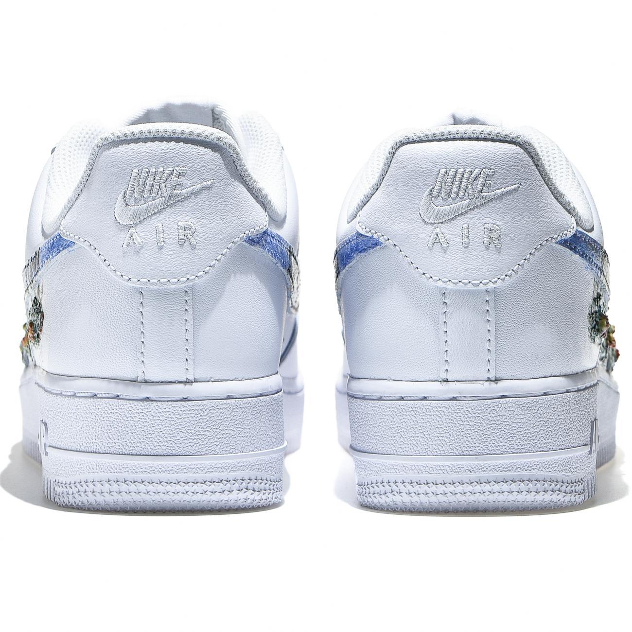 [Custom Shoes] Nike Air Force 1 Low 'Monet Water Lilies 3D Graffiti' 圖 5