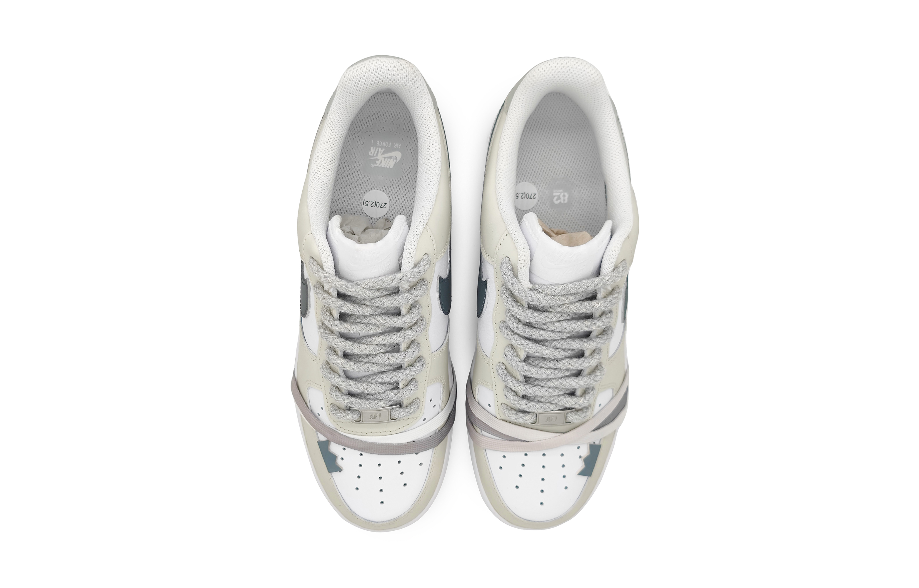 Shop [Sepatu Kustom] Nike Air Force 1 Low 'Morandi Beige' DH2920-111(Team16-女款禁止捕鱼米杏)