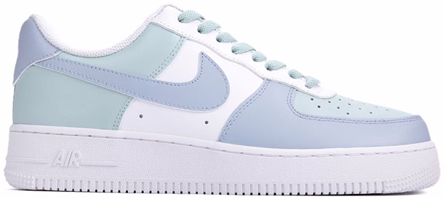 【定制球鞋】Nike Air Force 1 Low 空軍一號 手繪 簡約 莫蘭迪 個性 低幫 板鞋 男款 藍綠白 Order 【定制球鞋】Nike Air Force 1 Low 空軍一號 手繪 簡約 莫蘭迪 個性 低幫 板鞋 男款 藍綠白