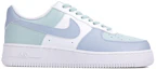 Order 【定制球鞋】Nike Air Force 1 Low 空軍一號 手繪 簡約 莫蘭迪 個性 低幫 板鞋 男款 藍綠白