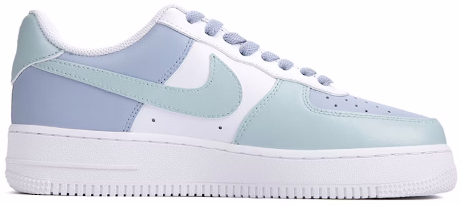 【定制球鞋】Nike Air Force 1 Low 空軍一號 手繪 簡約 莫蘭迪 個性 低幫 板鞋 男款 藍綠白 Lookbook 【定制球鞋】Nike Air Force 1 Low 空軍一號 手繪 簡約 莫蘭迪 個性 低幫 板鞋 男款 藍綠白