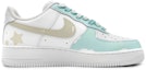 Order 【カスタムシューズ】ナイキエアフォース1ロー「モランディドリームスターダスト」 DH2920-111(Team16-女款初恋星球浅绿)