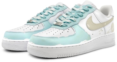 【カスタムシューズ】ナイキエアフォース1ロー「モランディドリームスターダスト」 DH2920-111(Team16-女款初恋星球浅绿) Lookbook 【カスタムシューズ】ナイキエアフォース1ロー「モランディドリームスターダスト」 DH2920-111(Team16-女款初恋星球浅绿)