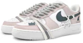 Lookbook 【客製化球鞋】Nike Air Force 1 Low 禁止捕魚 莫蘭迪色系 守護生態 簡約 低筒 板鞋 GS 粉紅色