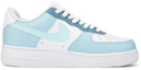 Order 【訂製球鞋】 Nike Air Force 1 Low 空軍一號 改色 手繪 莫蘭迪配色 簡約 休閒 低筒 板鞋 男款 白藍