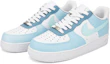 Lookbook 【訂製球鞋】 Nike Air Force 1 Low 空軍一號 改色 手繪 莫蘭迪配色 簡約 休閒 低筒 板鞋 男款 白藍