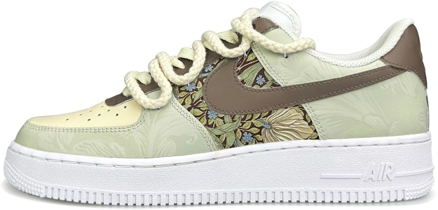【訂製球鞋】 Nike Air Force 1 Low 07 莫里斯花園 貼布 解構 復古 清新 低筒 板鞋 男款 米綠 Buy 【訂製球鞋】 Nike Air Force 1 Low 07 莫里斯花園 貼布 解構 復古 清新 低筒 板鞋 男款 米綠