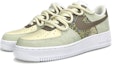 Lookbook 【訂製球鞋】 Nike Air Force 1 Low 07 莫里斯花園 貼布 解構 復古 清新 低筒 板鞋 男款 米綠