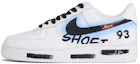 Buy 【定制球鞋】Nike Air Force 1 Low 7 空軍一號 機車 馬奎斯 手繪噴繪 低幫 板鞋 男款 白黑藍