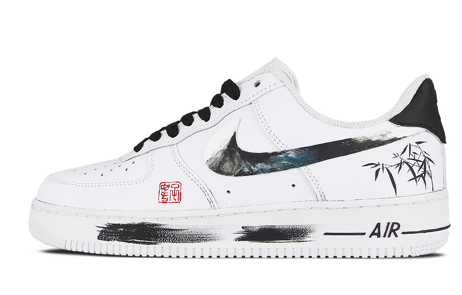 Order [定制鞋款] 耐克空军1号低帮 '山墨竹' CW2288-111(Team58-山间墨竹)