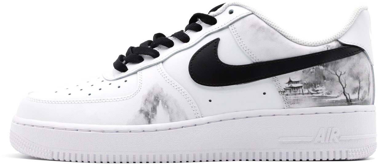 custom-shoes-nike-air-force-1-low-mountain-snow-scenery
