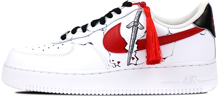 custom-shoes-nike-air-force-1-low-mulan-hand-painted-tassel