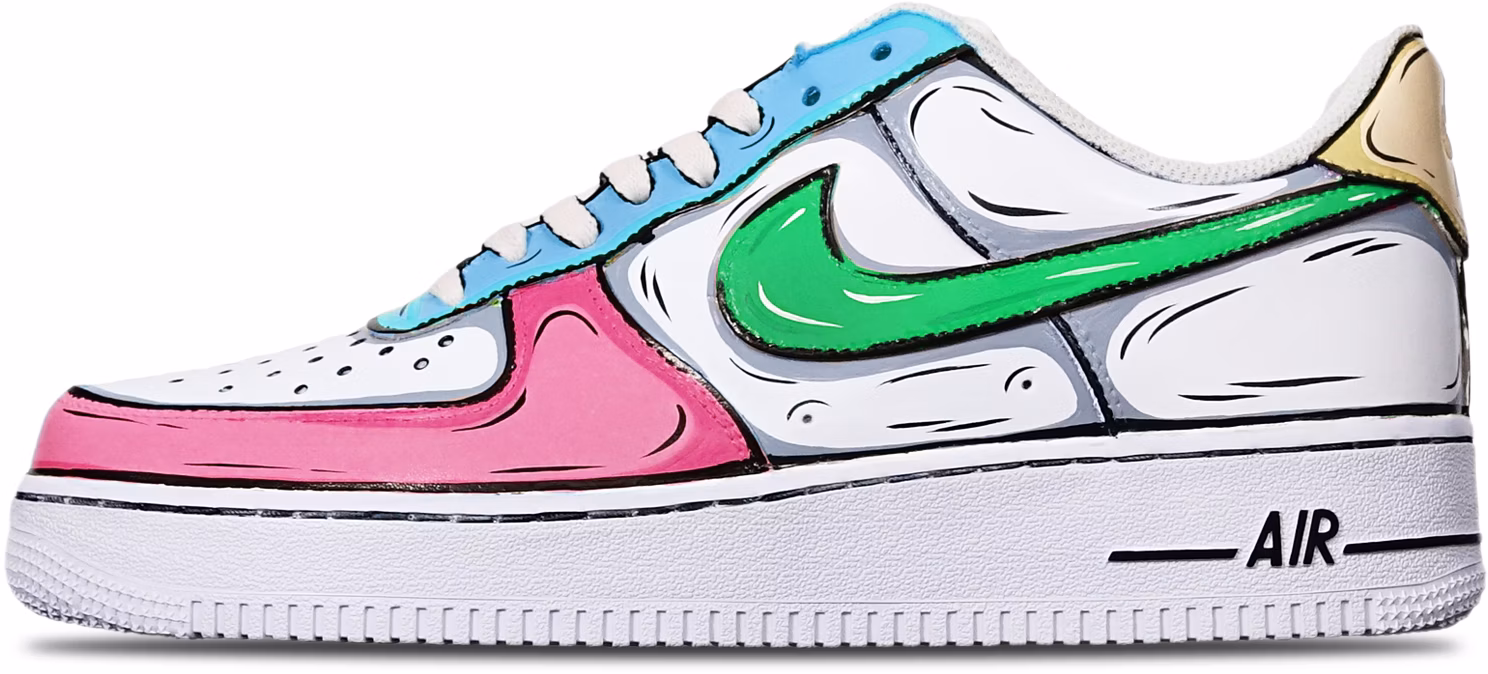 custom-shoes-nike-air-force-1-low-multi-color-anime