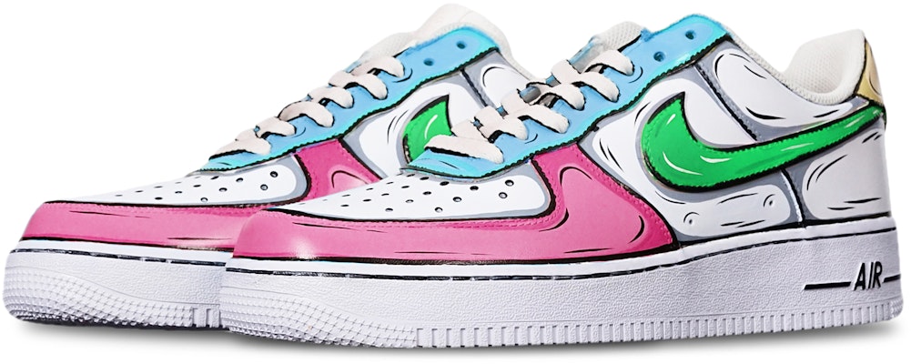 ナイキ エアフォース1 ロー "マルチカラーアニメ" (カスタム) CW2288-111(TeamT-二次元红蓝黄S-BOX) Lookbook ナイキ エアフォース1 ロー "マルチカラーアニメ" (カスタム) CW2288-111(TeamT-二次元红蓝黄S-BOX)