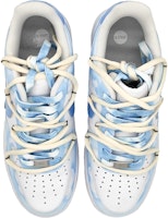 【定制球鞋】 Nike Air Force 1 Low LE 空軍一號 蔚藍天空 仙境迷蹤 解構鞋帶 星星 低幫 板鞋 GS 藍色 Shop 【定制球鞋】 Nike Air Force 1 Low LE 空軍一號 蔚藍天空 仙境迷蹤 解構鞋帶 星星 低幫 板鞋 GS 藍色