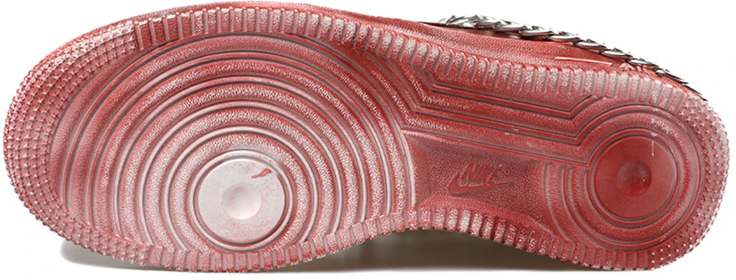 나이키 에어포스 1 로우 '난징 자물쇠 레드 실버' (커스텀) CW2288-111(Team拾玖-链条钥匙男S-BOX) Details for 나이키 에어포스 1 로우 '난징 자물쇠 레드 실버' (커스텀) CW2288-111(Team拾玖-链条钥匙男S-BOX)