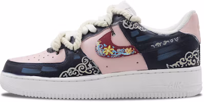 Buy 【客製球鞋】Nike Air Force 1 Low 藏青 國潮 手繪 低筒 滑板鞋 男款 藍粉