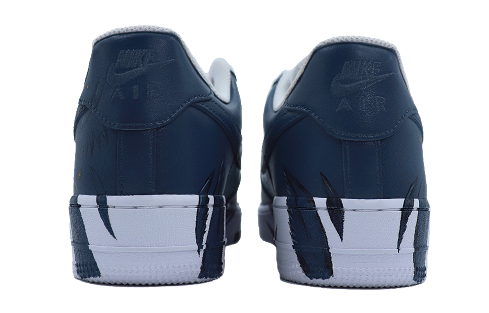 Purchase [Sepatu Custom] Nike Air Force 1 Low 'Bulu Biru Tua' CW2288-111(Team25-羽毛男)