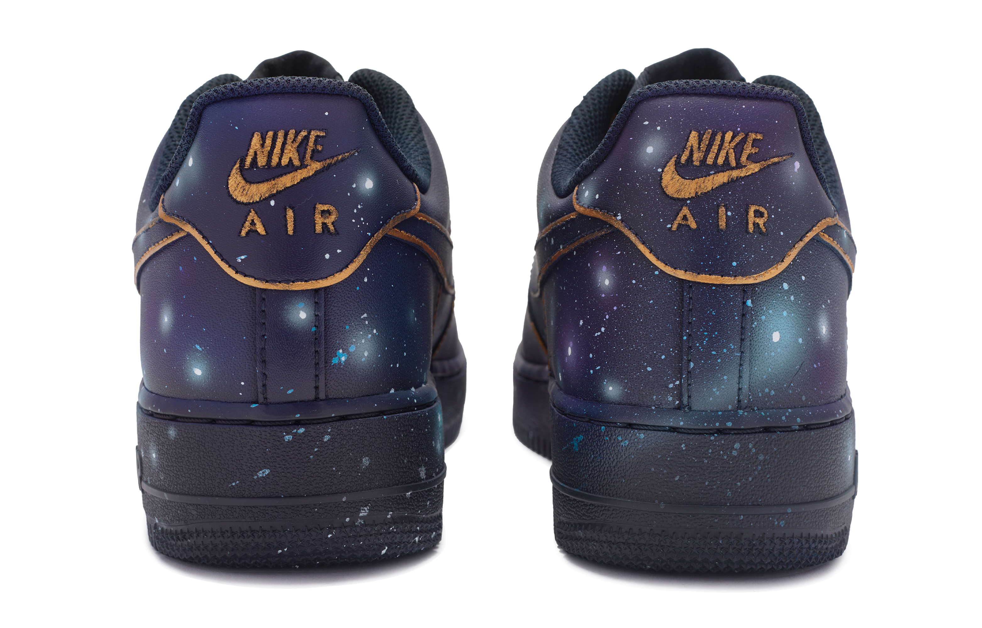 Shop [Kasut Custom] Nike Air Force 1 Low 'Nebula Graffiti' CW2288-001(TeamR-男款星云)