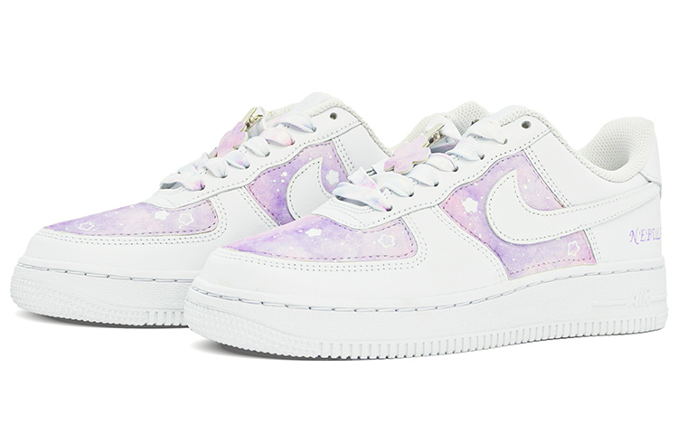 Lookbook 【定制鞋】Nike Air Force 1 Low '星云星尘' CW2288-111(Team14-男款迷雾S-BoxQD)