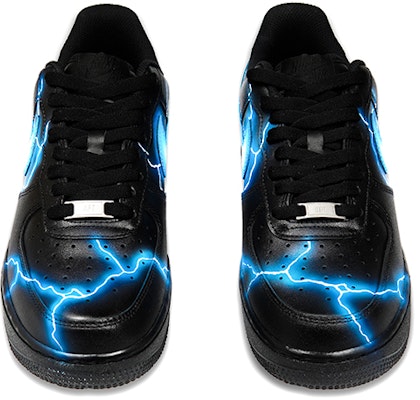 Zapatillas Nike Air Force 1 Low 'Neon Rayo Cuadros Tormenta' 314192-009(TeamP-女款闪电风暴千鸟喷绘黑蓝) Shop Zapatillas Nike Air Force 1 Low 'Neon Rayo Cuadros Tormenta' 314192-009(TeamP-女款闪电风暴千鸟喷绘黑蓝)