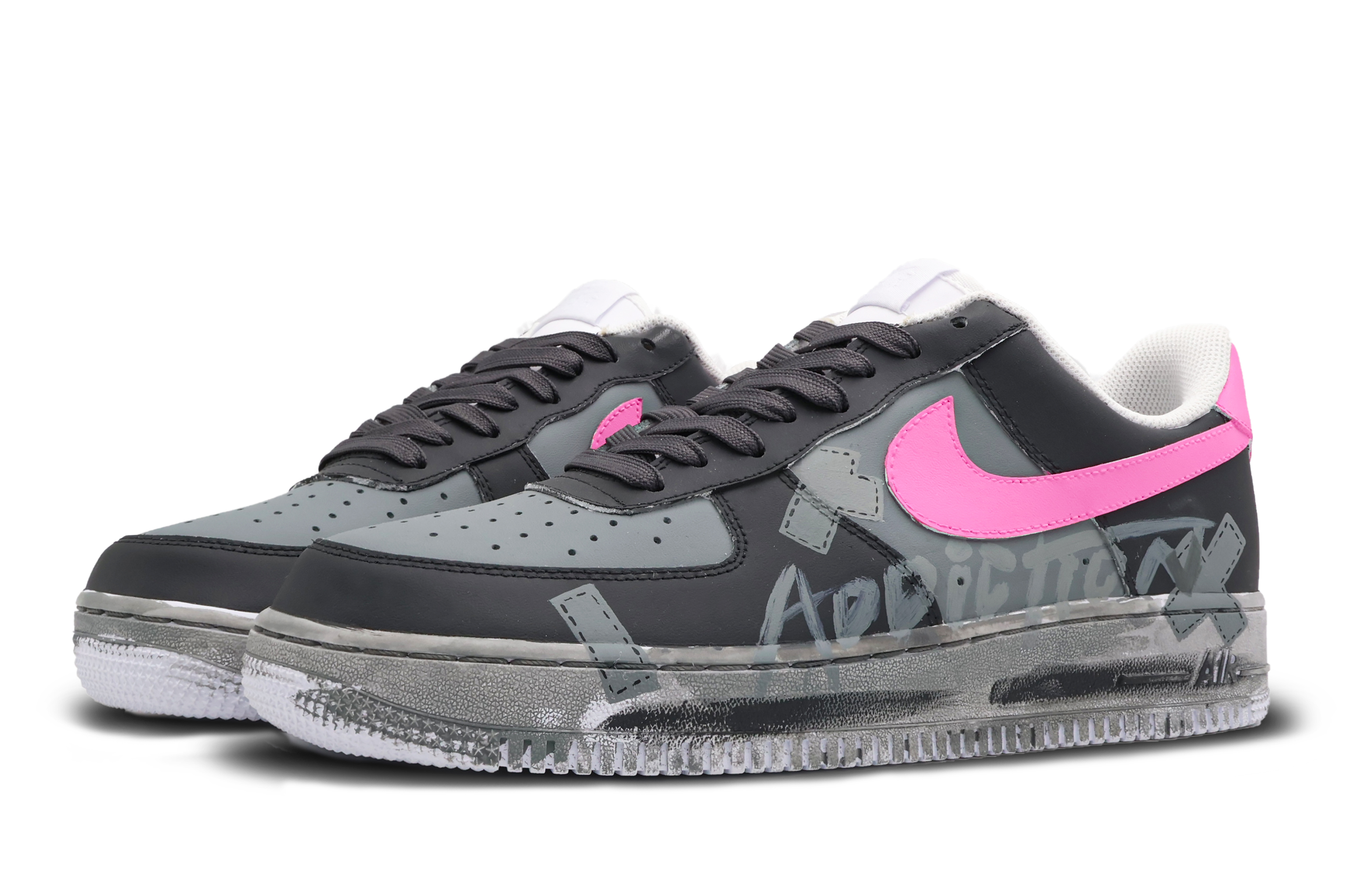 Lookbook [Sepatu Custom] Nike Air Force 1 Low 'Neon Under' CW2288-111(Team53-男款霓虹之下)