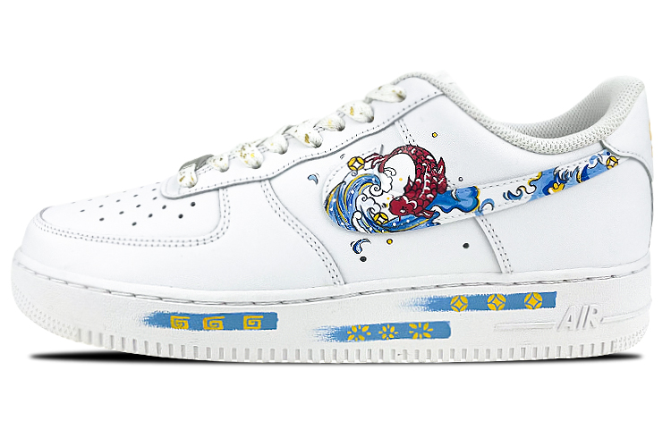 [Custom Shoes] Nike Air Force 1 Low 'New Year Koi Jumping Dragon Gate'