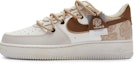 Buy 【客製球鞋】Nike Air Force 1 Low 核禮 堅果 街頭百搭 解構復古 防滑 低筒 板鞋 男款 米棕色