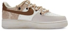 Order 【客製球鞋】Nike Air Force 1 Low 核禮 堅果 街頭百搭 解構復古 防滑 低筒 板鞋 男款 米棕色