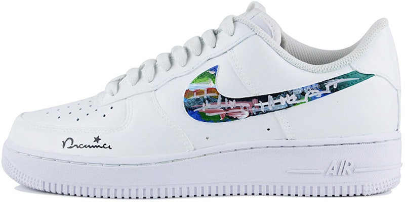【定制球鞋】 Nike Air Force 1 Low 7 空軍一號 油畫風 塗鴉 藝術 低幫 板鞋 男款 白藍紅 Buy 【定制球鞋】 Nike Air Force 1 Low 7 空軍一號 油畫風 塗鴉 藝術 低幫 板鞋 男款 白藍紅