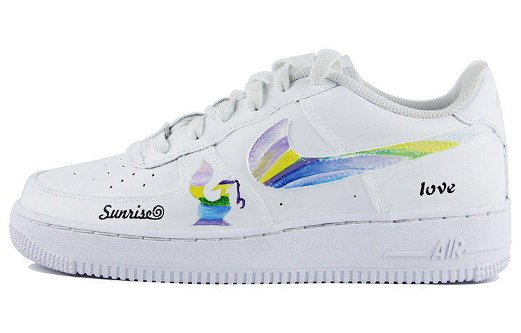 [Custom Shoes] Nike Air Force 1 Low 'Oil Painting Little Fox Graffiti'