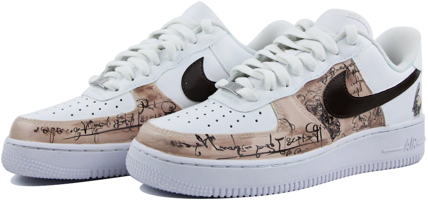 カスタム Nike Air Force 1 Low "油絵風スケッチ" (白茶) CW2288-111(Team39-AMY16素描图) Lookbook カスタム Nike Air Force 1 Low "油絵風スケッチ" (白茶) CW2288-111(Team39-AMY16素描图)
