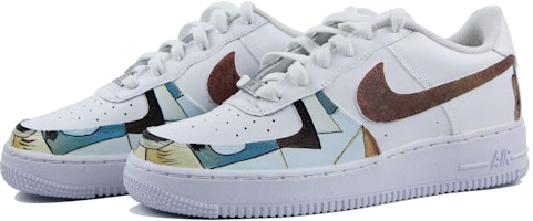 【定制鞋款】耐克 Air Force 1低帮‘油画涂鸦’ CW2288-111(Team39-AMY17咖啡色) Lookbook 【定制鞋款】耐克 Air Force 1低帮‘油画涂鸦’ CW2288-111(Team39-AMY17咖啡色)