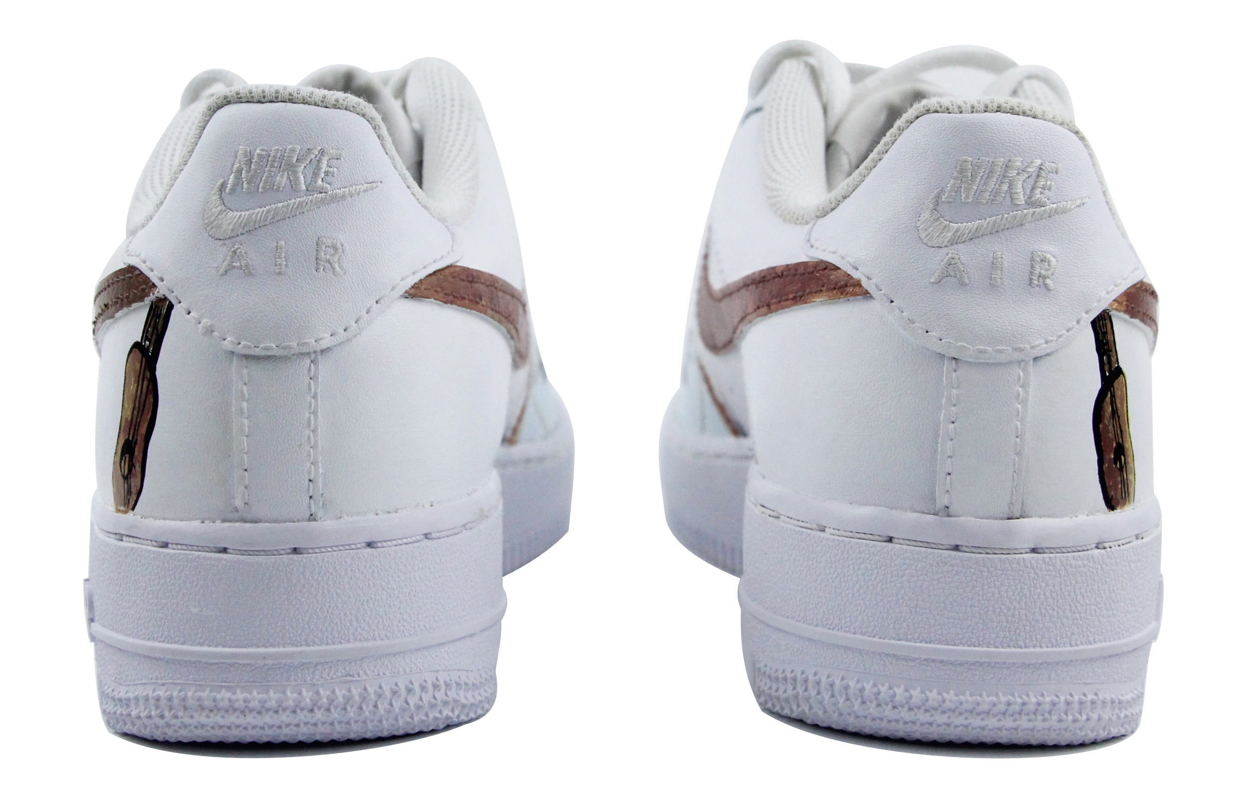 Purchase [Sepatu Kustom] Nike Air Force 1 Low 'Graffiti Lukisan Minyak' CW2288-111(Team39-AMY17咖啡色)