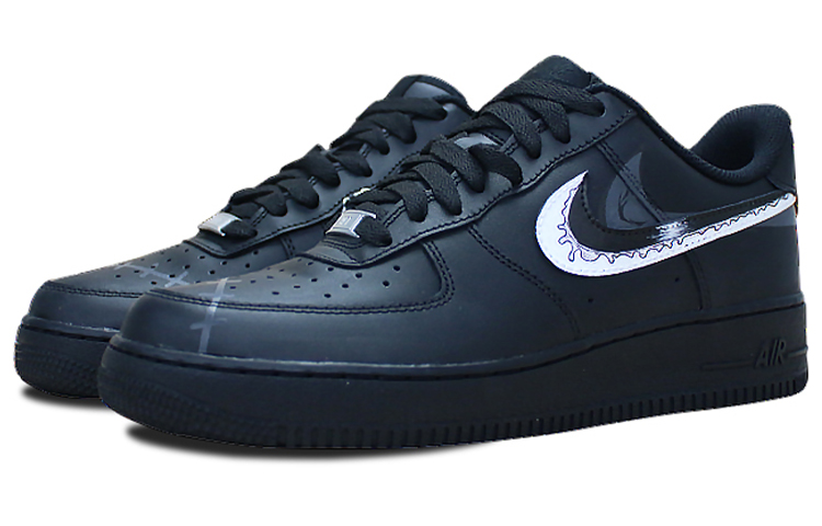Lookbook [Kasut Tersuai] Nike Air Force 1 Low 'One Piece Zoro Hitam' CW2288-001(Team叁-男款喷绘手绘黑色索隆)