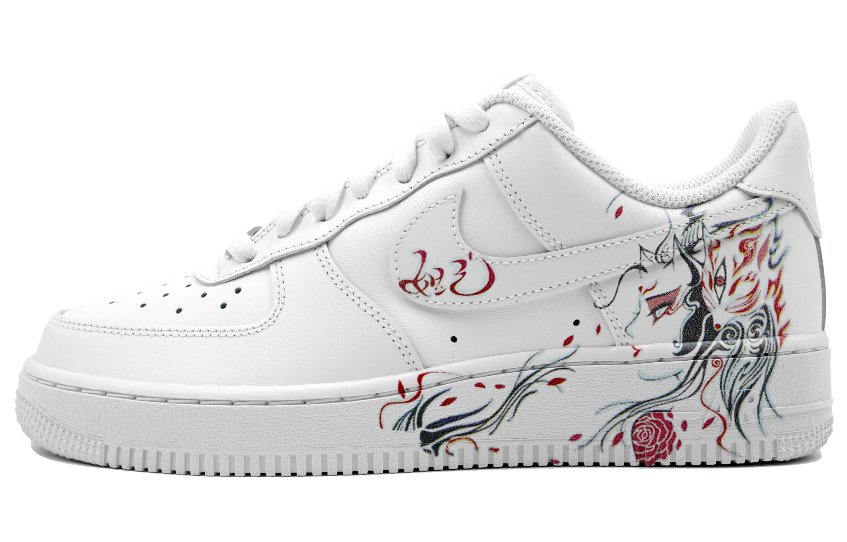 Order [Nike Custom] Air Force 1 Low 'Opera Floral' Sepatu Bunga Terbatas CW2288-111(Team113--妲己S-BOX)