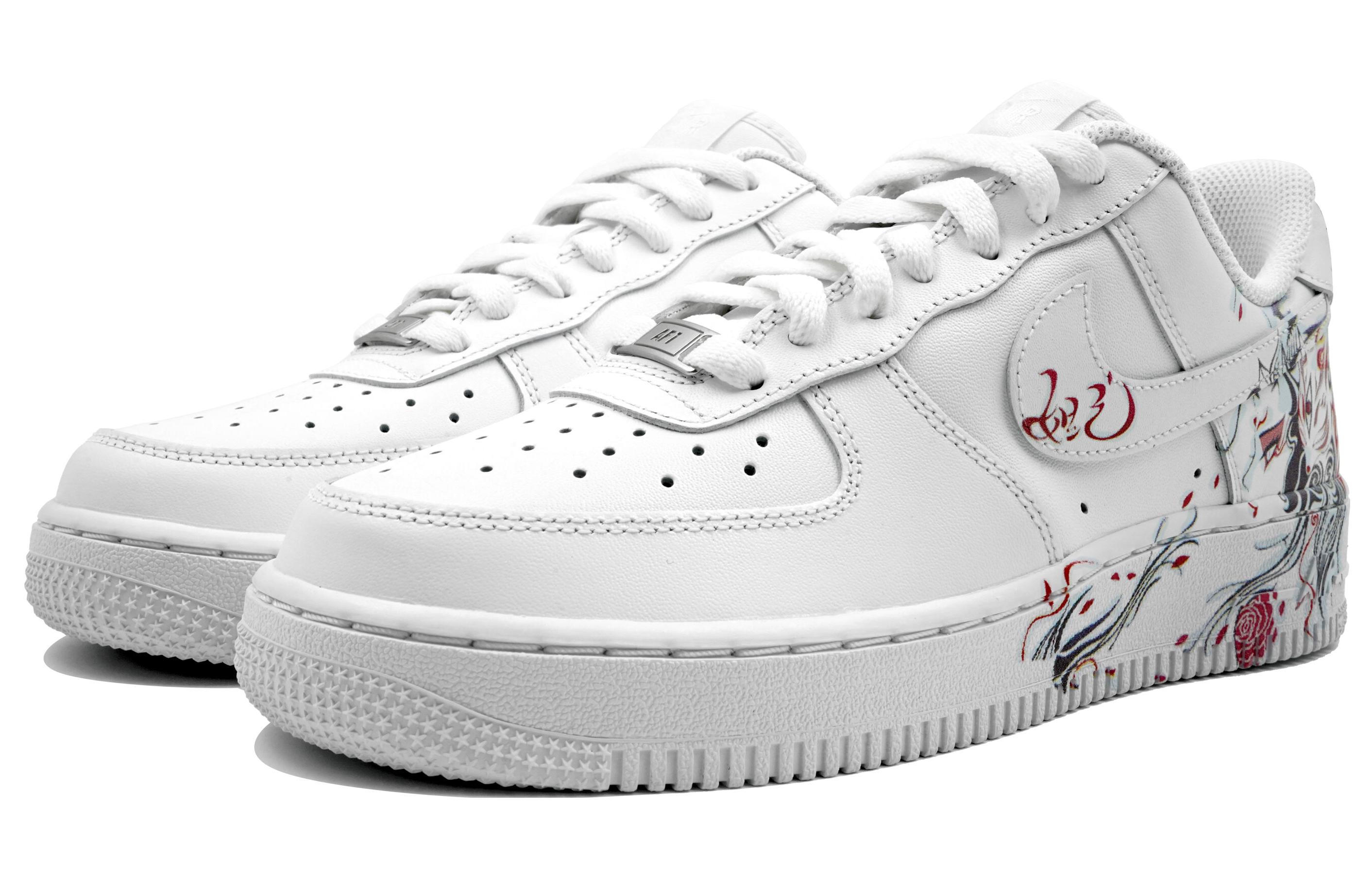 Shop [Nike Custom] Air Force 1 Low 'Opera Floral' Sepatu Bunga Terbatas CW2288-111(Team113--妲己S-BOX)