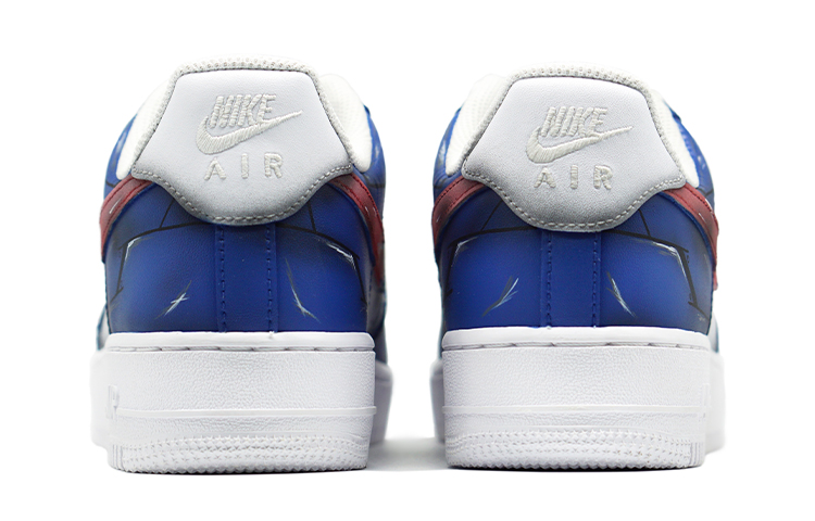 Shop 나이키 에어포스 1 로우 '옵티머스 프라임 트랜스포머' CW2288-111(TeamR-喷涂手绘变形金刚擎天柱)