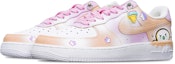 Lookbook 【訂製運動鞋】Nike Air Force 1 Low 蜜香柑橙與地瓜冰淇淋 低筒 復古板鞋 特別鞋盒 附贈小熊 公仔 男款 橙紫白