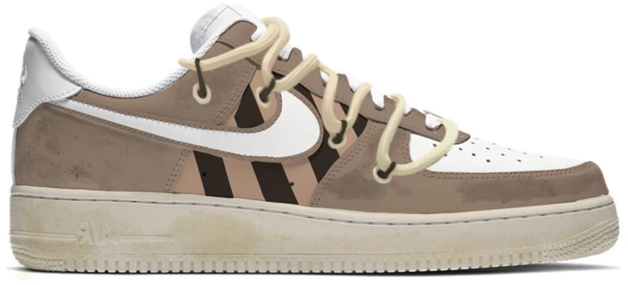 【定制球鞋】 Nike Air Force 1 達芬奇定制 特殊鞋盒 獵戶座懸臂 簡約 解構機能 龐克 低幫 板鞋 男款 黑棕 Order 【定制球鞋】 Nike Air Force 1 達芬奇定制 特殊鞋盒 獵戶座懸臂 簡約 解構機能 龐克 低幫 板鞋 男款 黑棕