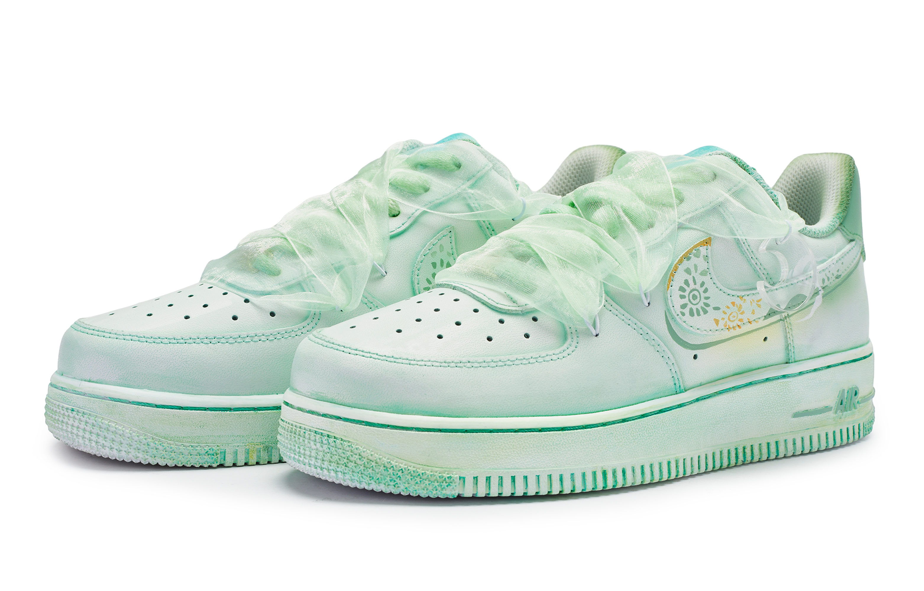 Lookbook [Zapatillas Personalizadas] Nike Air Force 1 Low 'Osmanthus Moon Dip' DH2920-111-484881