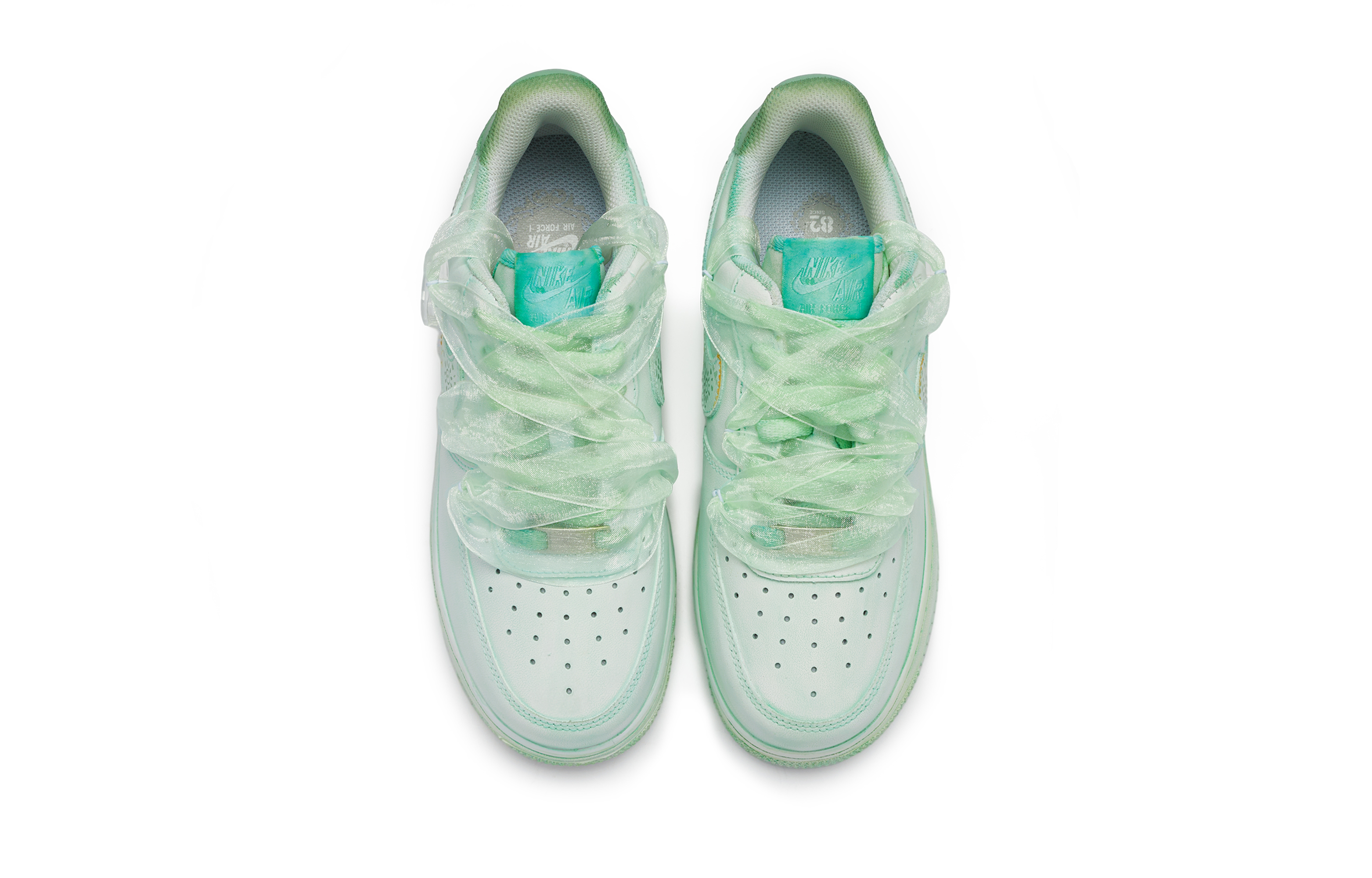 Shop [Zapatillas Personalizadas] Nike Air Force 1 Low 'Osmanthus Moon Dip' DH2920-111-484881
