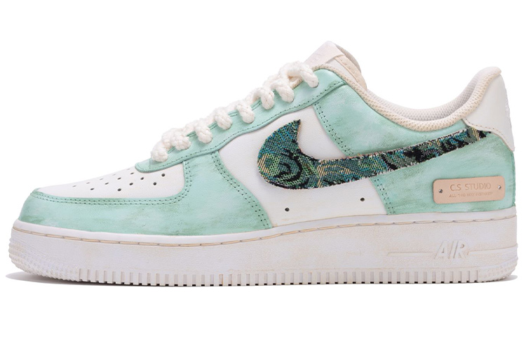 Buy [Zapatillas Personalizadas] Nike Air Force 1 Low 'Verde Pintado-Blanco' CW2288-111(Team11-男款油画一号绿色)