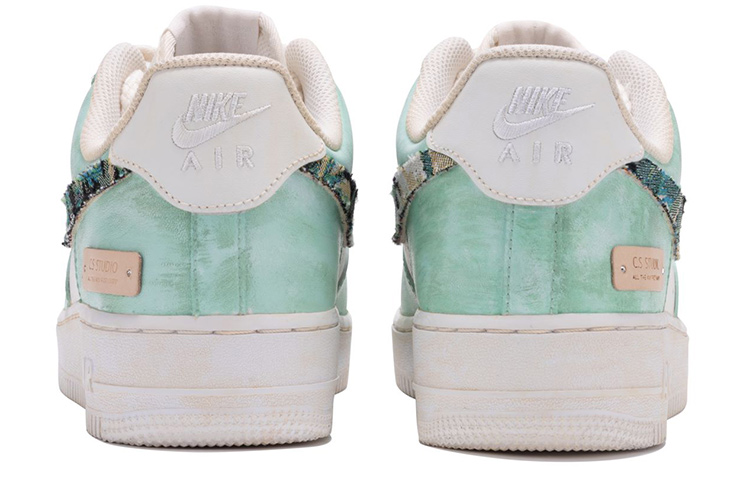 Shop [Zapatillas Personalizadas] Nike Air Force 1 Low 'Verde Pintado-Blanco' CW2288-111(Team11-男款油画一号绿色)