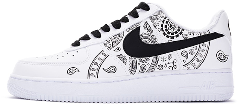【定制款】Nike Air Force 1 低帮 '黑白佩斯利' DH2920-111(Team11-女腰果花黑白S-BOX) Buy 【定制款】Nike Air Force 1 低帮 '黑白佩斯利' DH2920-111(Team11-女腰果花黑白S-BOX)